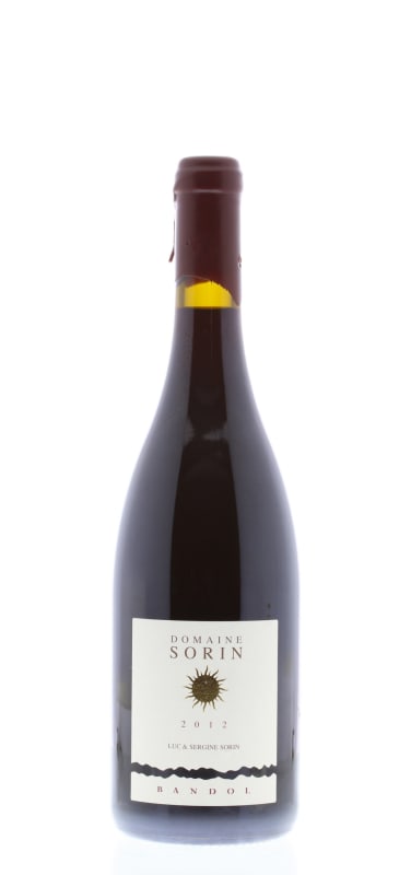Domaine Sorin Bandol Red 2012 Front Bottle Shot