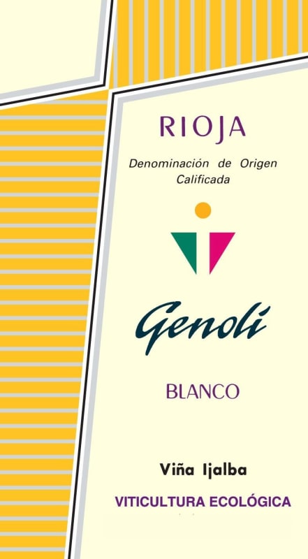 Vina Ijalba Genoli Blanco 2014 Front Label