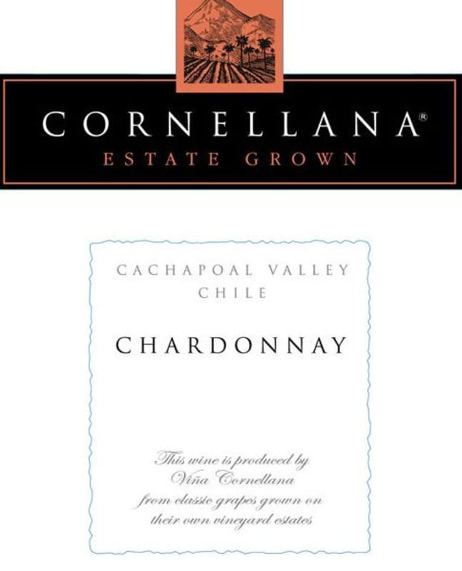 Vina La Rosa Cornellana Chardonnay 2015 Front Label
