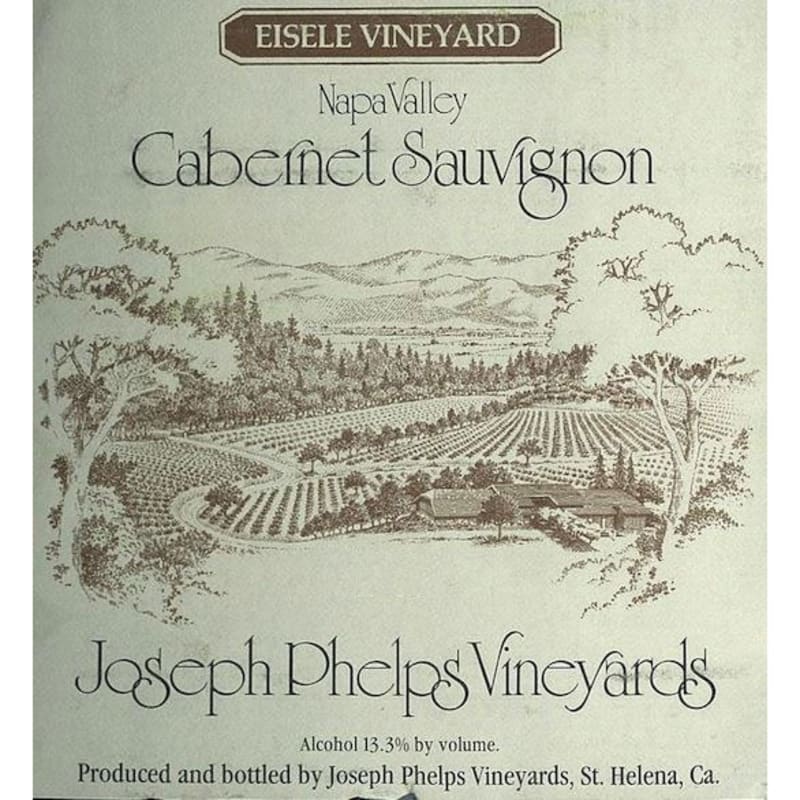 Joseph Phelps Eisele Vineyard Cabernet Sauvignon 1983 Front Label