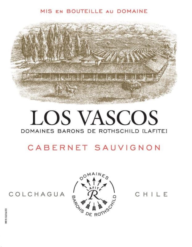 Los Vascos Los Vascos Cabernet Sauvignon 2015 Front Label