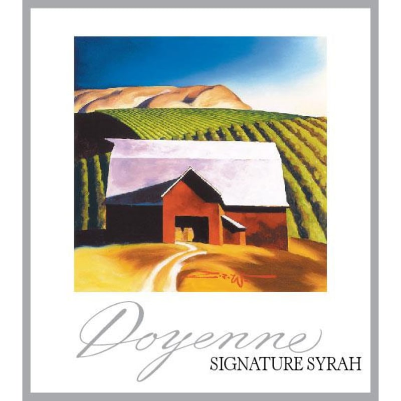 DeLille Doyenne Syrah 2013 Front Label