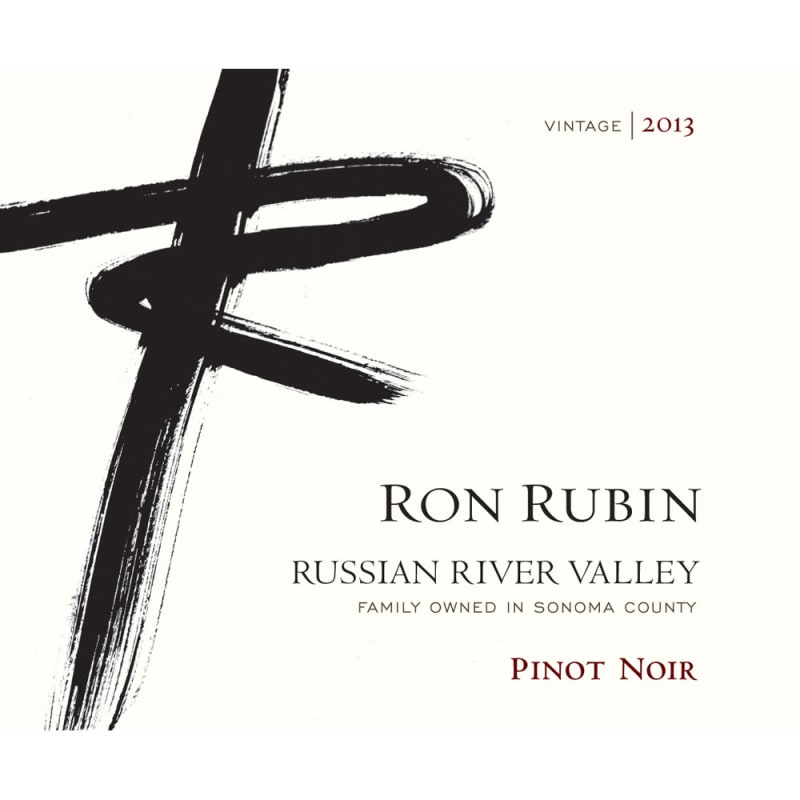 Ron Rubin Russian River Valley Pinot Noir 2013 Front Label