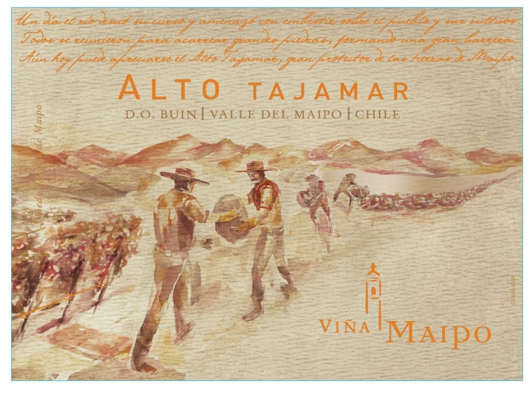 Vina Maipo Alto Tajamar 2011 Front Label