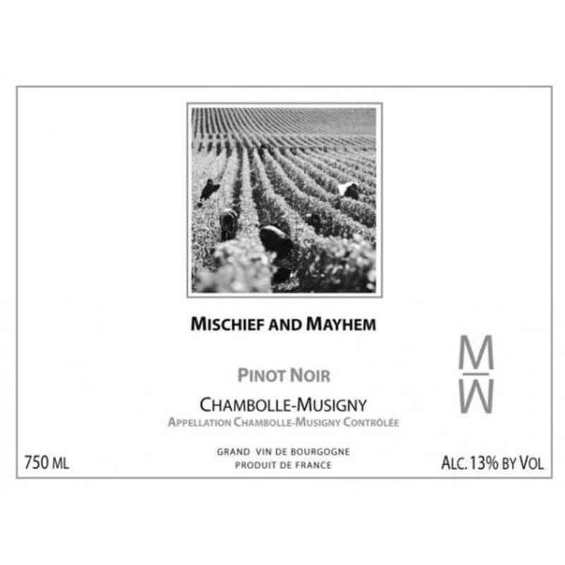 Mischief and Mayhem Chambolle-Musigny 2012 Front Label