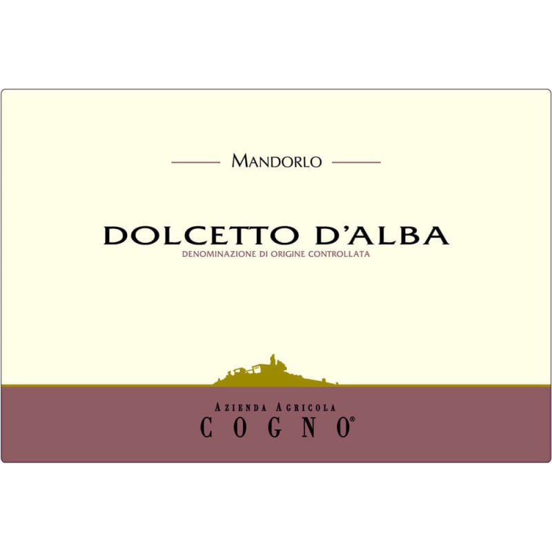 Elvio Cogno Mandorlo Dolcetto d'Alba 2014 Front Label