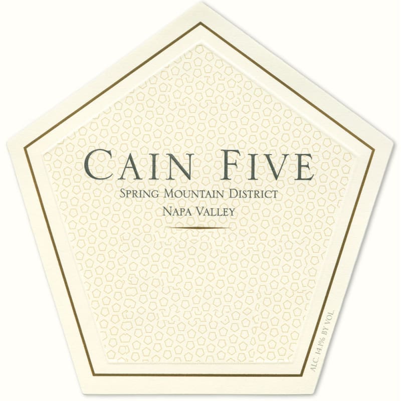 Cain Five (1.5 Liter Magnum) 1992 Front Label