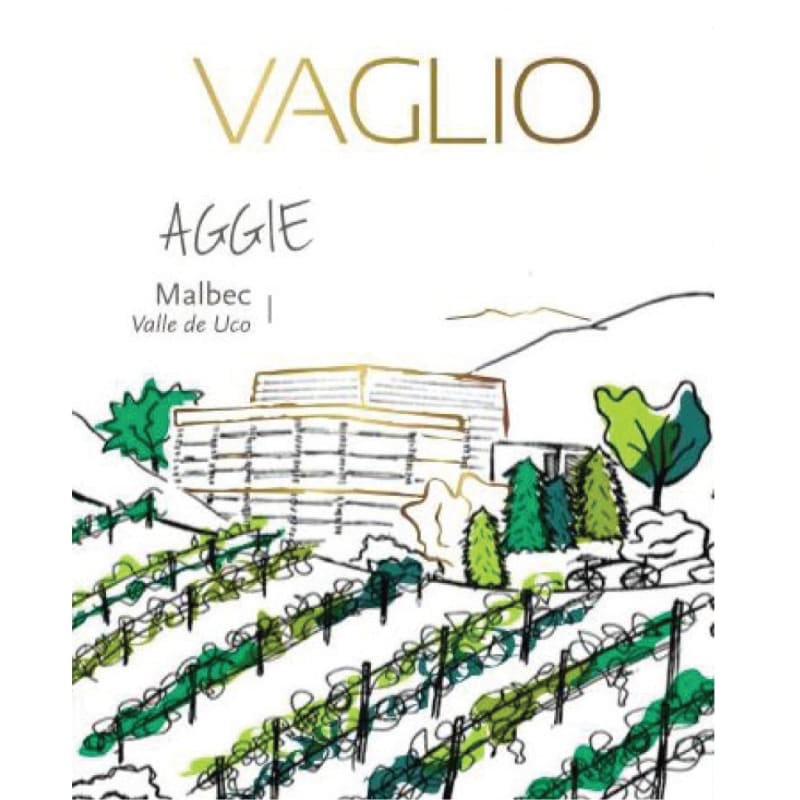 Vaglio Aggie Malbec 2014 Front Label