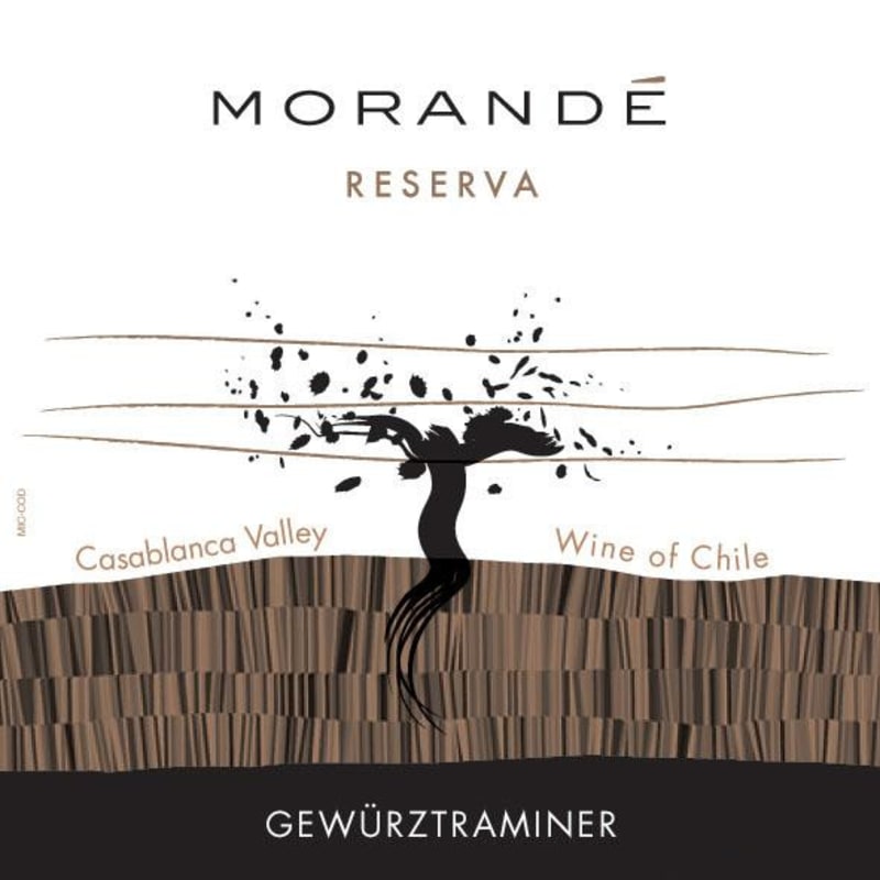 Morande Reserva Gewurztraminer 2013 Front Label