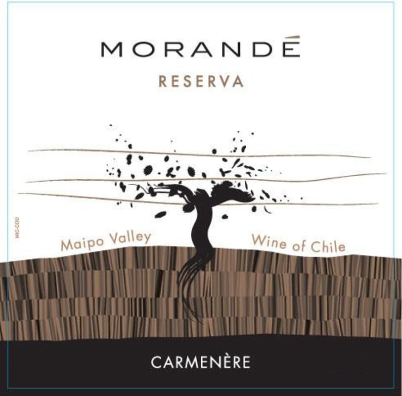 Morande Reserva Carmenere 2012 Front Label