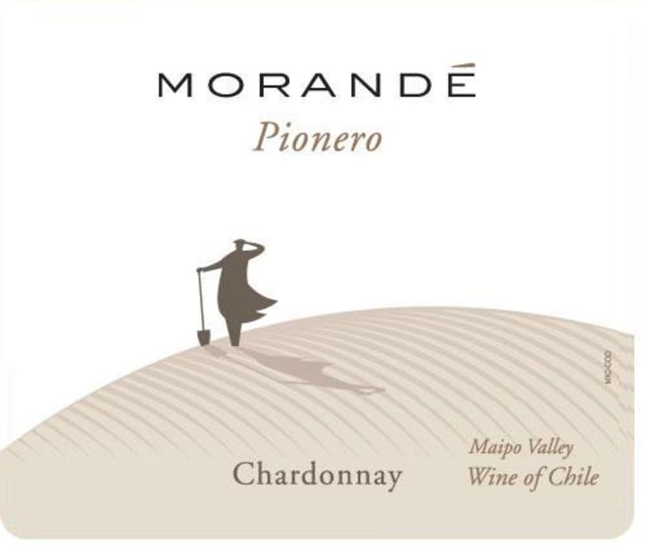 Morande Pionero Chardonnay 2016 Front Label