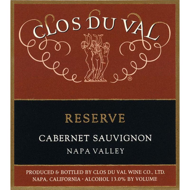 Clos du Val Reserve Cabernet Sauvignon 1992 Front Label