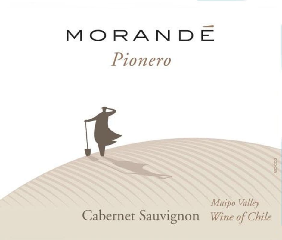 Morande Pionero Cabernet Sauvignon 2013 Front Label