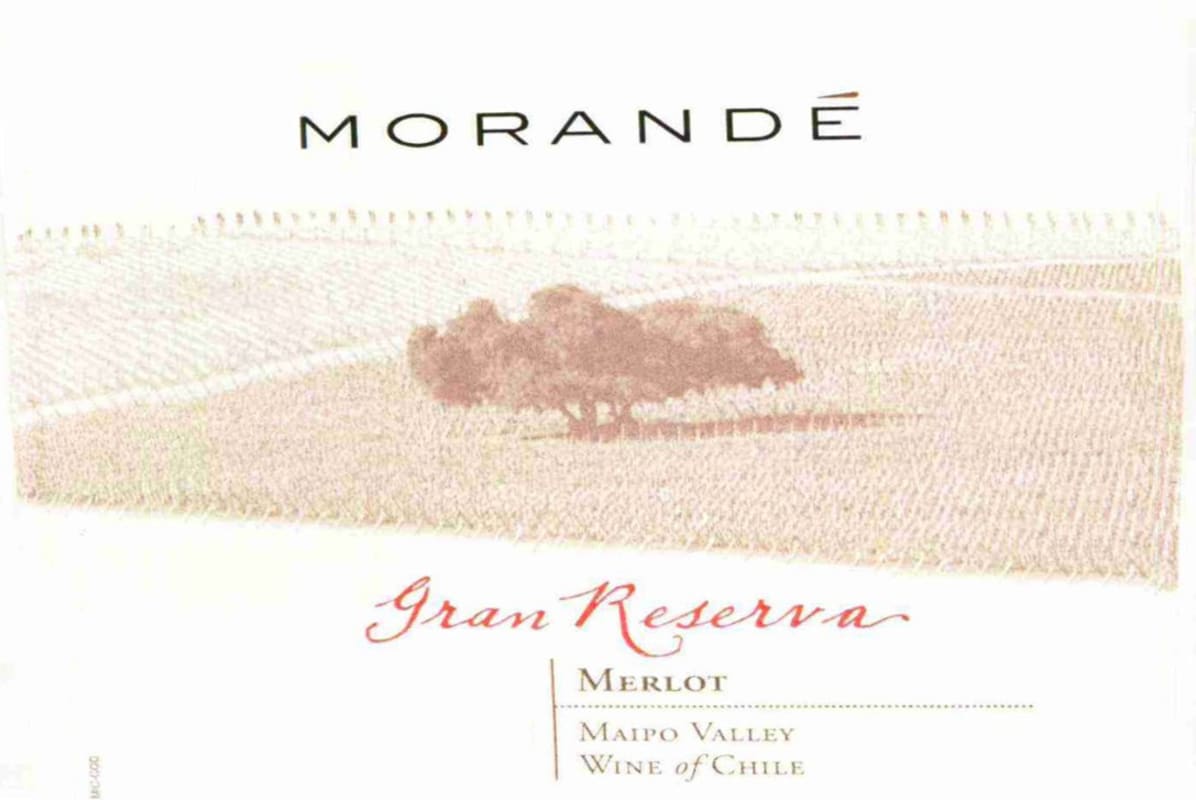 Morande Gran Reserva Merlot 2008 Front Label