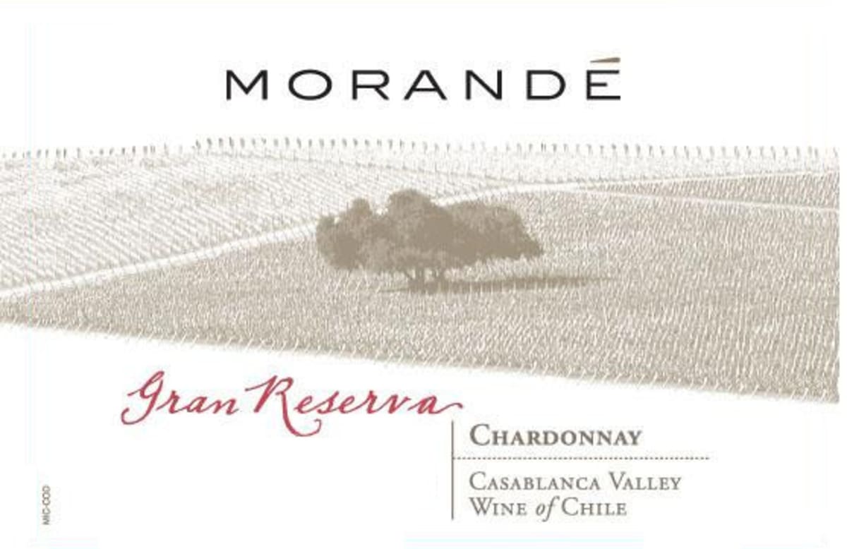 Morande Gran Reserva Chardonnay 2008 Front Label