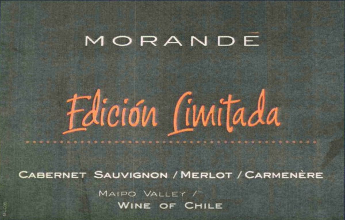 Morande Edicion Limitada Olvidado del Carignan 2007 Front Label