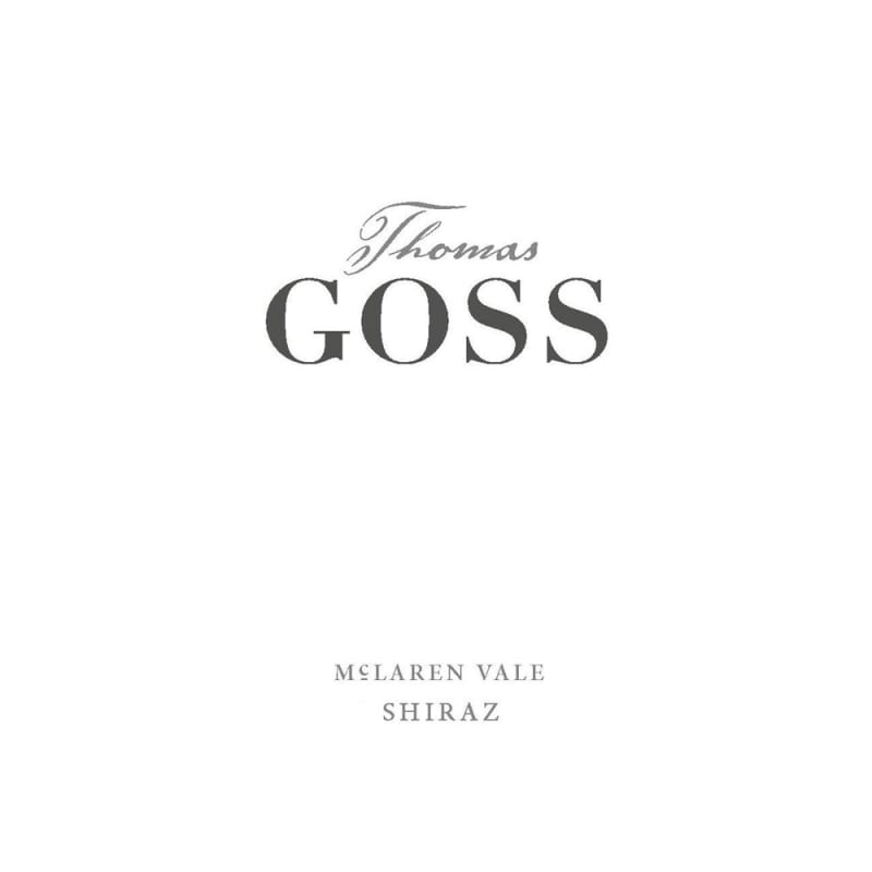Thomas Goss Shiraz 2014 Front Label