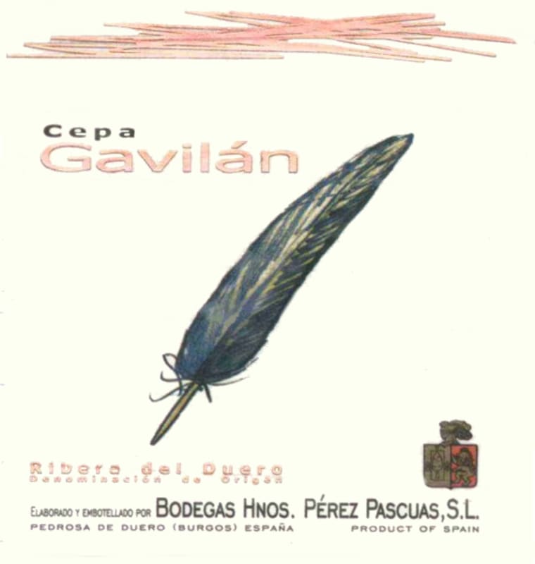 Perez Pascuas Vina Pedrosa Cepa Gavilan 2010 Front Label