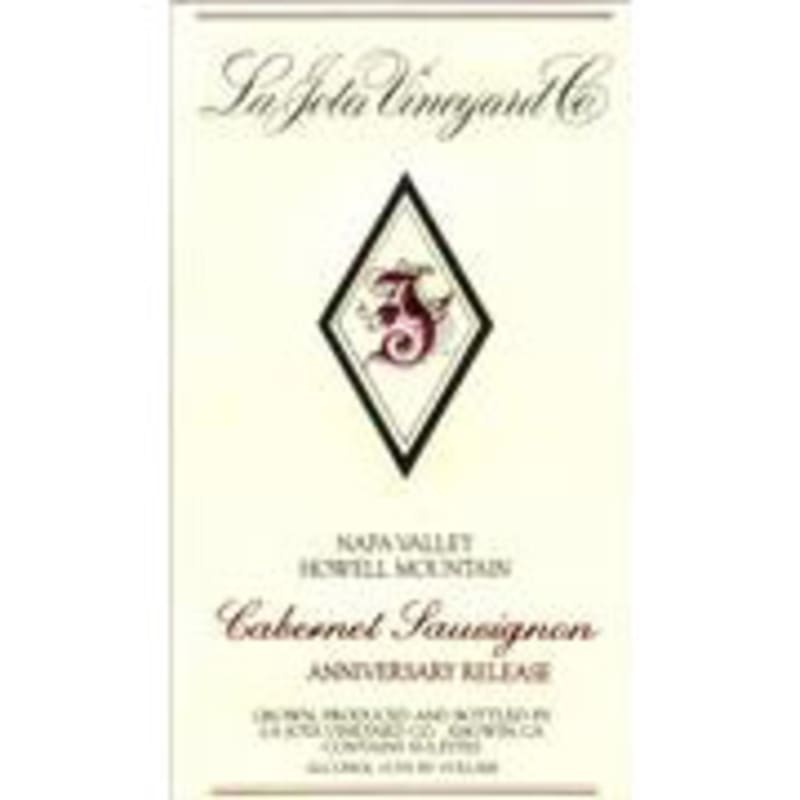 La Jota 13th Anniversary Howell Mt. Cabernet Sauvignon (3 Liter Bottle) 1994 Front Label