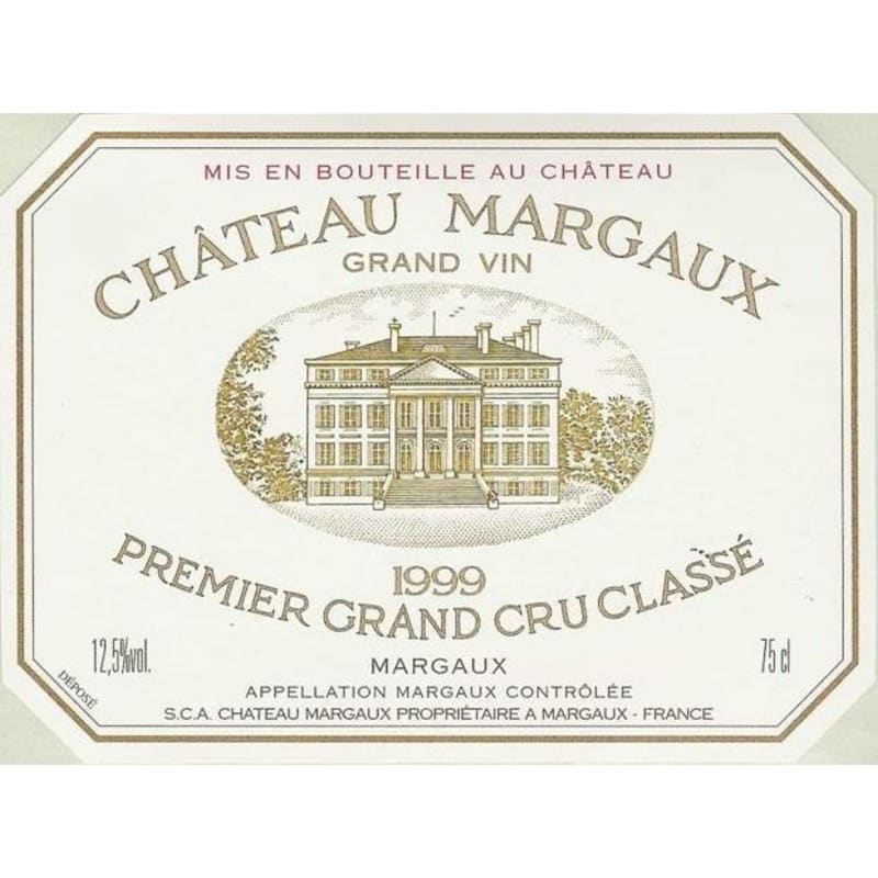 Chateau Margaux (1.5 Liter Magnum) 1999 Front Label