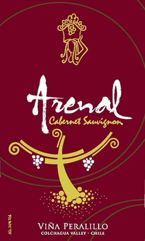 Vina Perallilo Arenal Cabernet Sauvignon 2012 Front Label