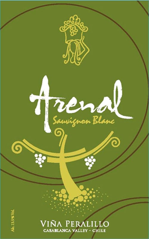 Vina Perallilo Arenal Sauvignon Blanc 2015 Front Label