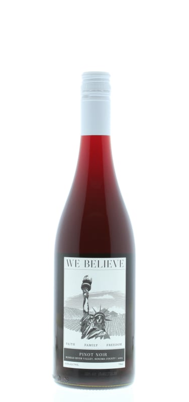 We Believe Pinot Noir 2013 Front Bottle Shot