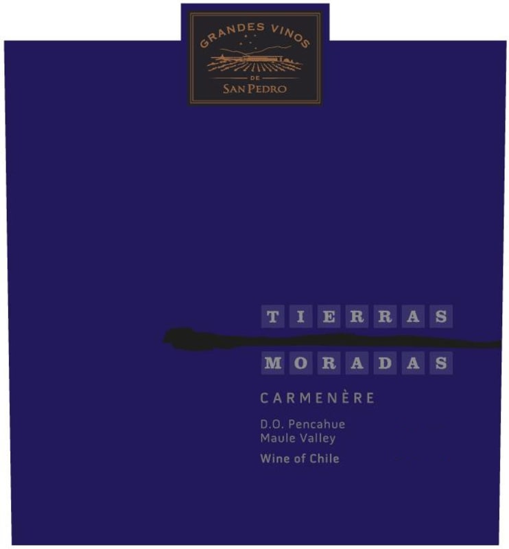 Vina San Pedro Tierras Morades Carmenere 2011 Front Label
