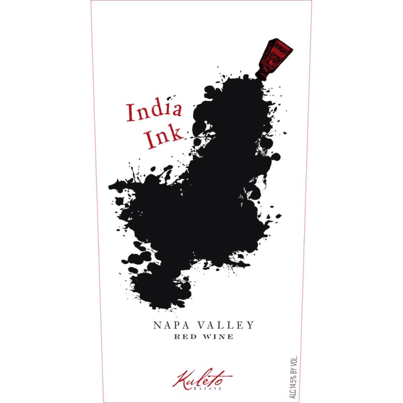 Kuleto Estate India Ink Red 2014 Front Label