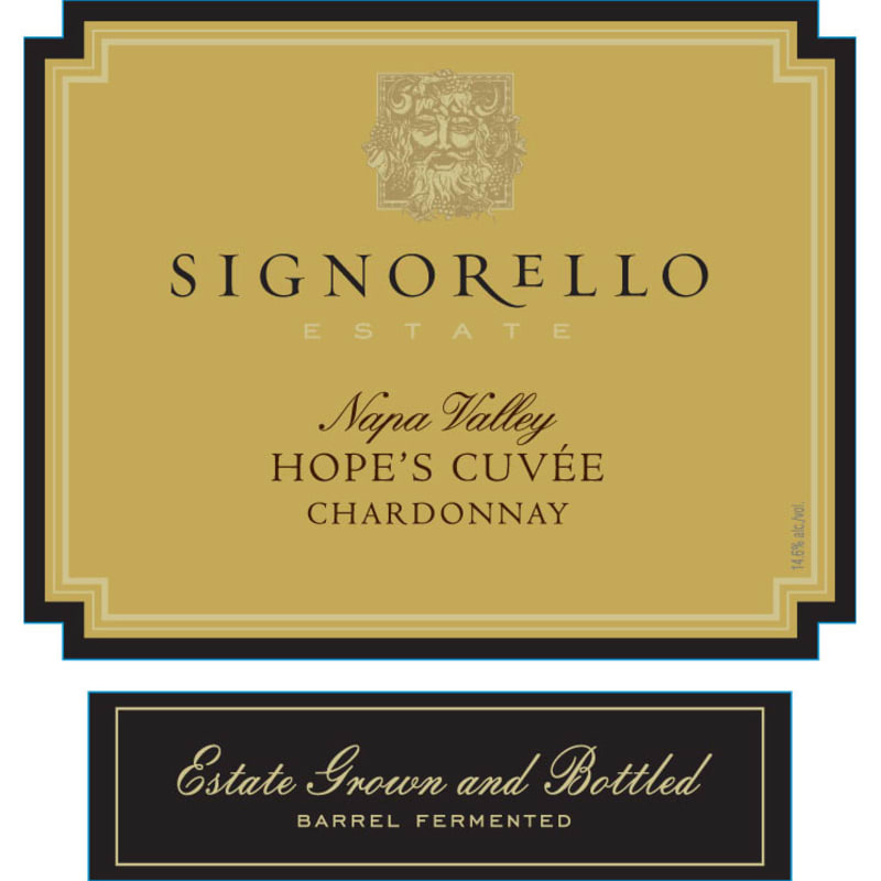 Signorello Hope's Cuvee Chardonnay 2015 Front Label