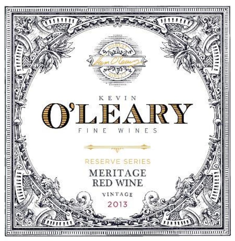 Kevin O'Leary Reserve Series Meritage 2013 Front Label