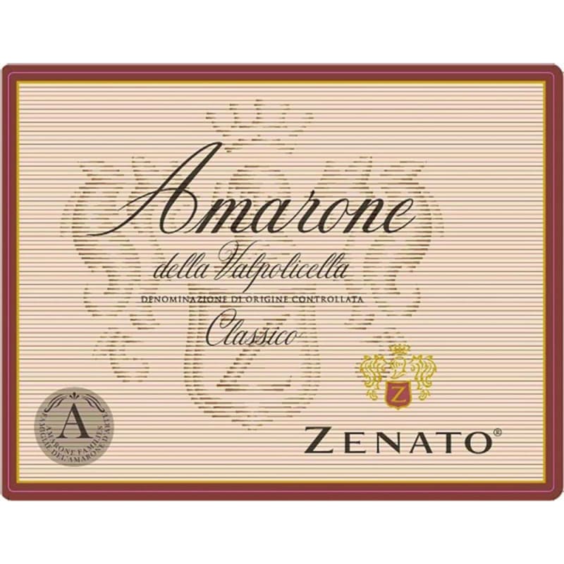 Zenato Amarone della Valpolicella Classico 2012 Front Label