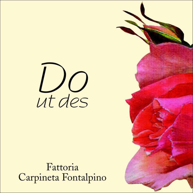 Carpineta Fontalpino Do ut des 2000 Front Label
