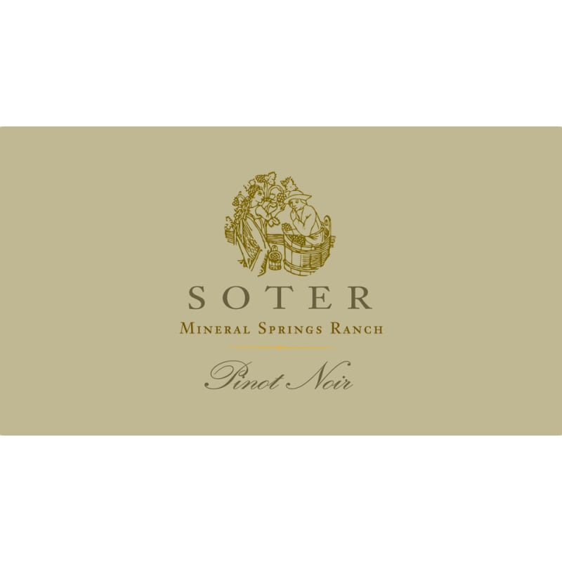 Soter Vineyards Mineral Springs Ranch Pinot Noir 2014 Front Label