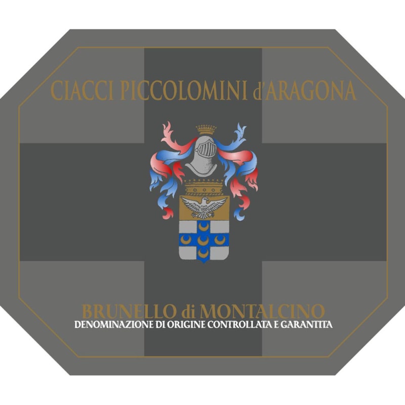 Ciacci Piccolomini d'Aragona Brunello di Montalcino (375ML half-bottle) 2011 Front Label