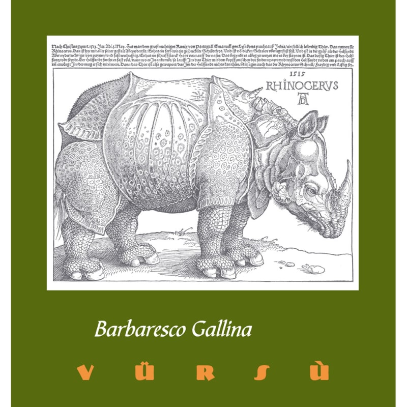 La Spinetta Barbaresco Gallina 2012 Front Label