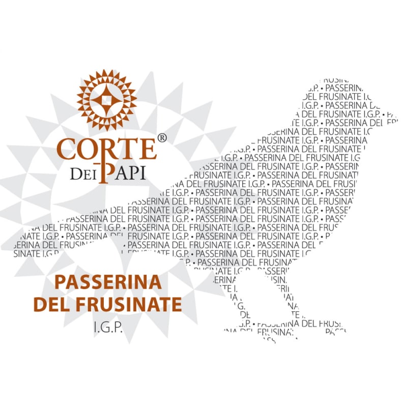 Corte dei Papi Passerina del Frusinate 2015 Front Label