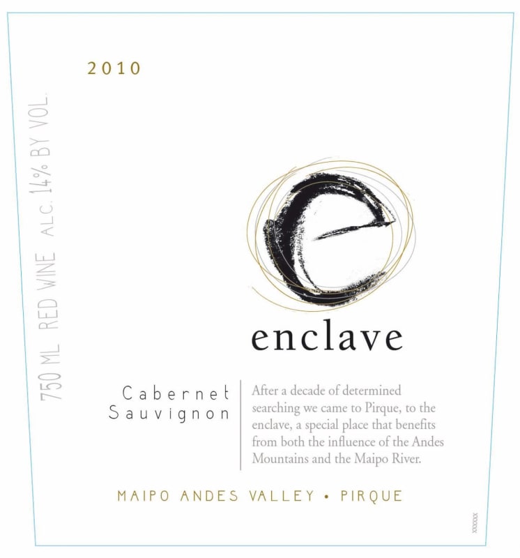 Vina Ventisquero Enclave Cabernet Sauvignon 2010 Front Label