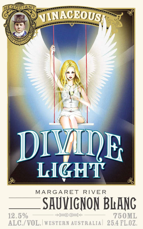 Vinaceous Divine Light Sauvignon Blanc 2014 Front Label