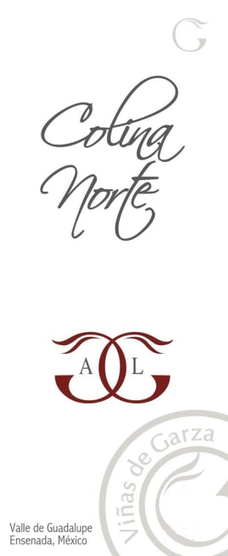 Vinas de Garza Valle de Guadalupe Colina Norte 2015 Front Label