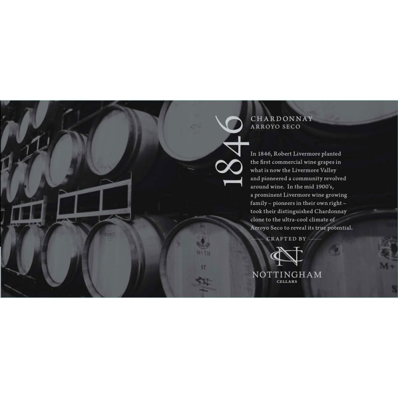 1846 Chardonnay 2014 Front Label