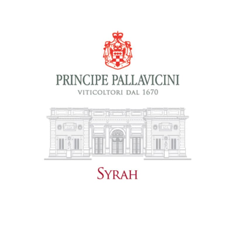 Principe Pallavicini Syrah 2013 Front Label