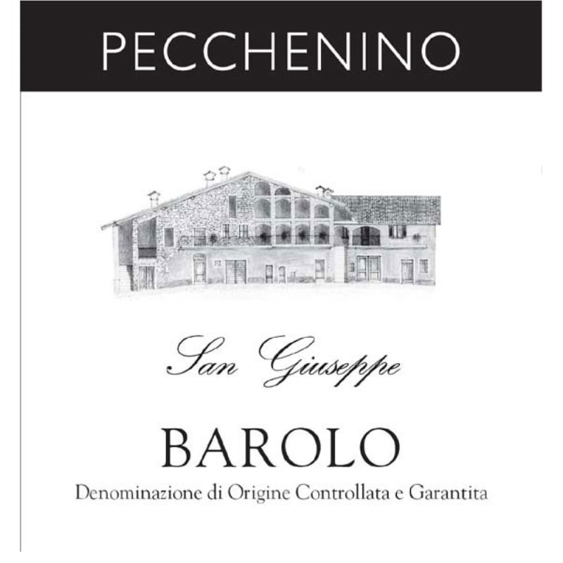 Pecchenino Barolo San Giuseppe 2012 Front Label