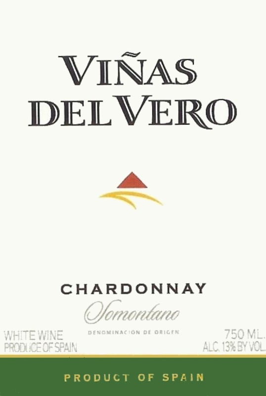 Vinas del Vero Chardonnay 2010 Front Label