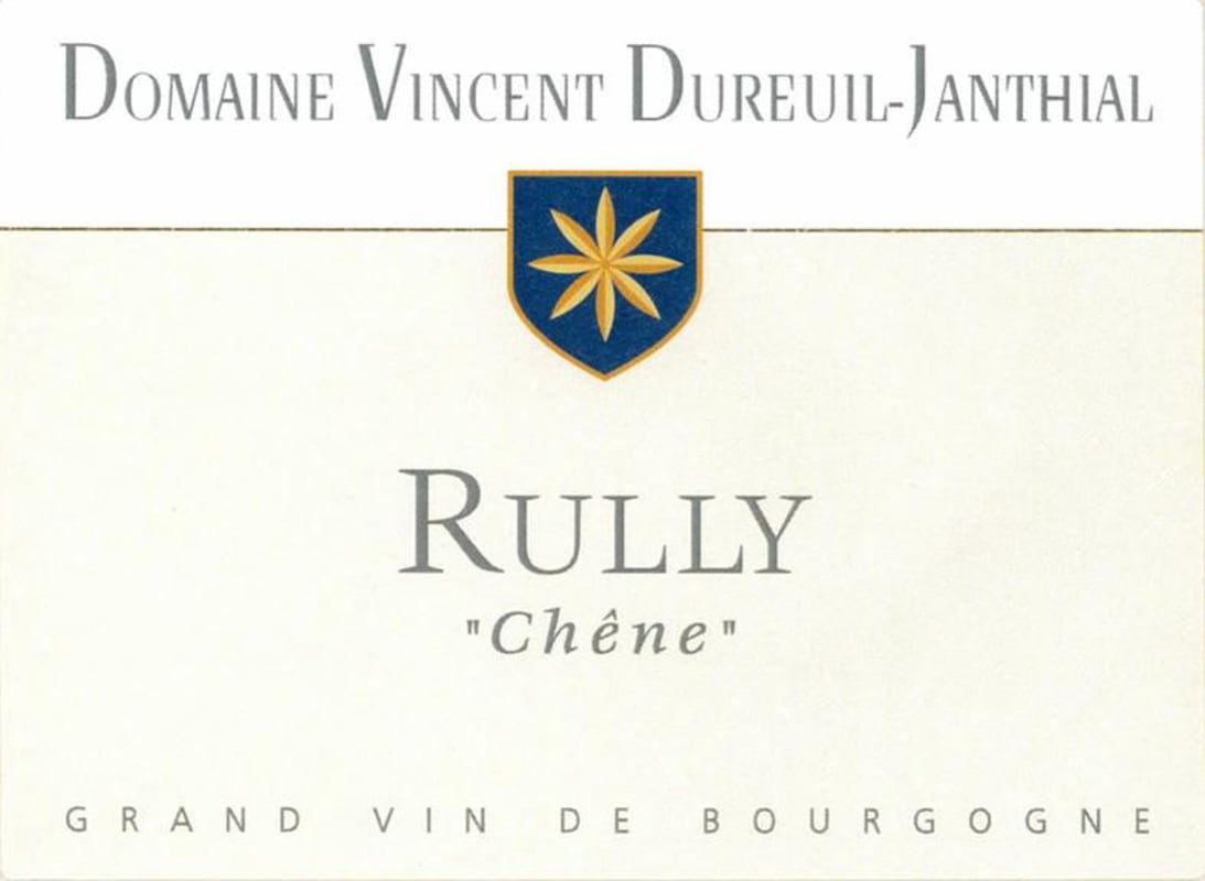 Dureuil-Janthial Rully Chene 2012 Front Label