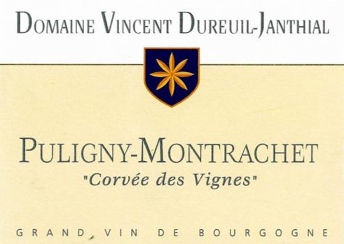 Dureuil-Janthial Puligny-Montrachet Corvee des Vignes 2013 Front Label