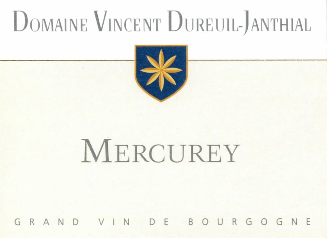 Dureuil-Janthial Mercurey Rouge 2014 Front Label