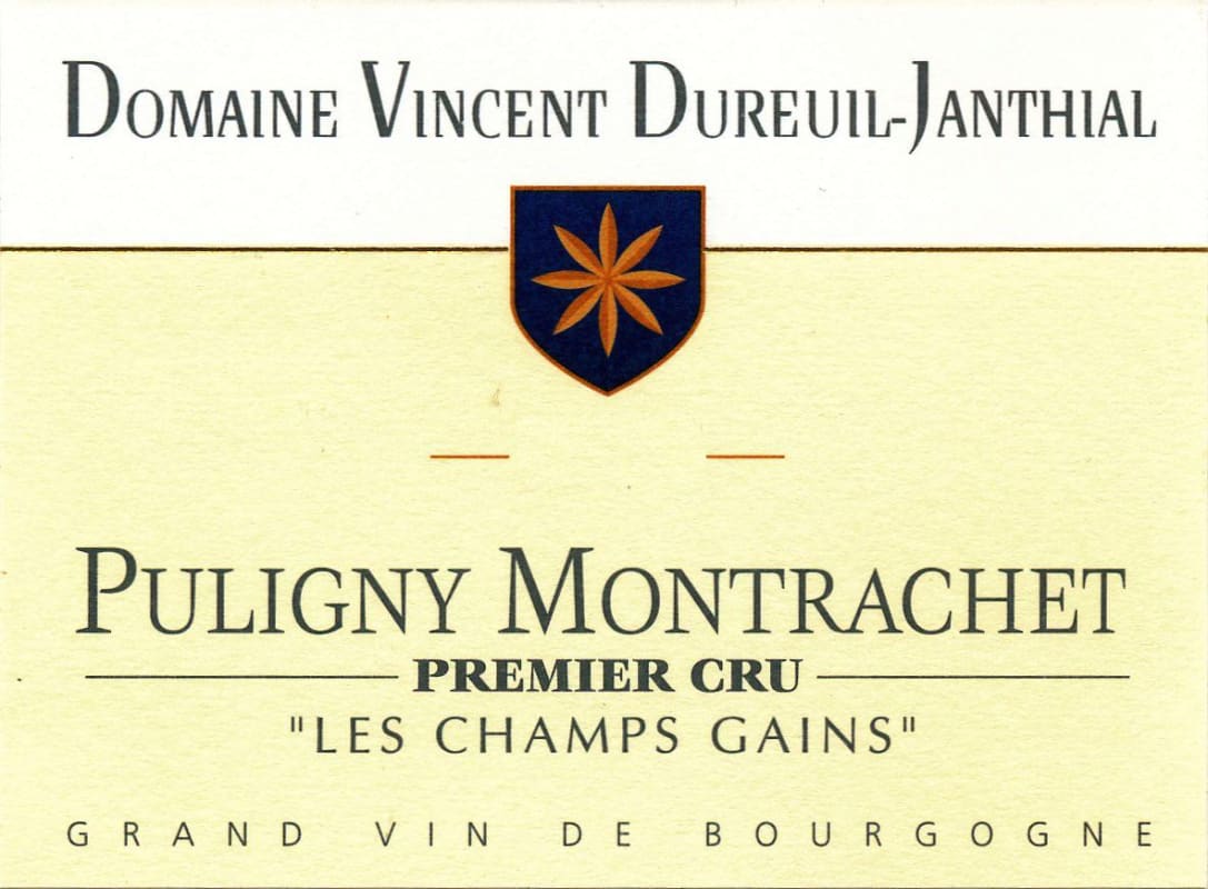 Dureuil-Janthial Puligny-Montrachet Les Champs Gains Premier Cru 2013 Front Label