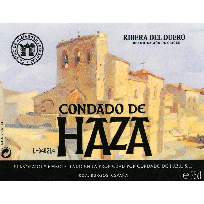 Condado de Haza Ribera del Duero Tinto 2013 Front Label