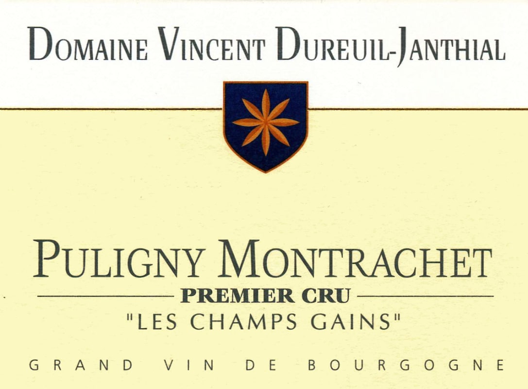 Dureuil-Janthial Puligny-Montrachet Les Champs Gains Premier Cru 2011 Front Label